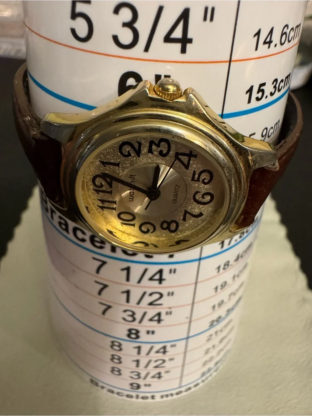 Watch•It gold tone